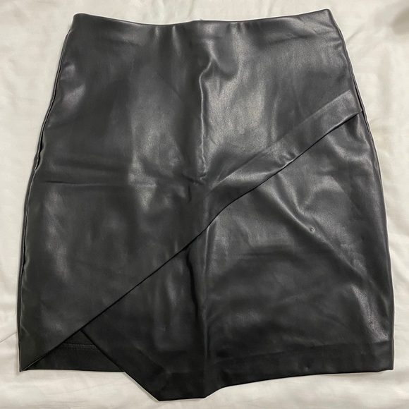 Dynamite Dresses & Skirts - Black faux leather skirt.